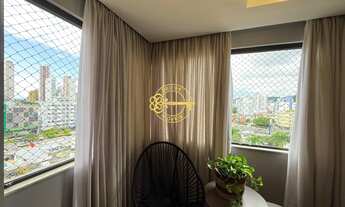 Imagem 5: APARTAMENTO MOBILIADO DECORADO E CLIMATIZADO COM 135 M² PRIVATIVOS 3 QUARTOS SENDO 2 SUÍTE