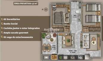 Imagem 4: Apartamento à venda no bairro Desvio Rizzo