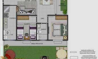 Imagem 6: PORTO COIMBRA, 2 dormitórios, 1 banheiros, 1 vaga na garagem, 44M² de Área Construída