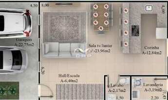 Imagem 3: Sobrado Novo à Venda no Bairro Coqueiral – Cascavel/PR