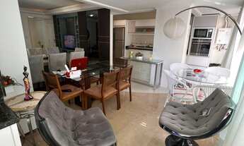 Imagem 4: Apartamento mobiliado e equipado, São 03 Suítes, Living integrado! A 140 m do MAR - Meia P