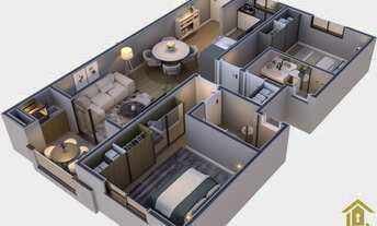 Imagem 7: Colina Sorriso - Apartamentos de 02 dormitórios com suíte e uma cobertura com 03 dormitóri