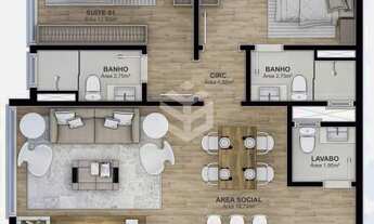 Imagem 7: APARTAMENTO 2 SUÍTES DE FRENTE PARA A AV. BORGES DE MEDEIROS