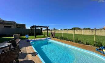 Imagem 2: Casa com piscina - estuda receber terreno, carro , apartamento em capão e prazo direto