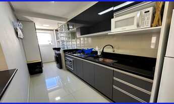 Imagem 2: Apartamento semi mobiliado com 57 metros quadrados privativos, 2 dormitórios, sacada, 1 va