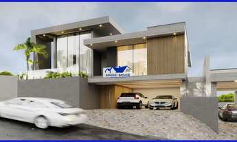 Imagem 2: Casa de esquina com 140m², 3 dormitórios 1 suíte, piscina, com linda vista para o por do