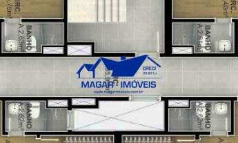 Imagem 6: Apartamento de 2 quartos, Sacada, Elevador, no Residencial Kalmar no Centro de Estância Ve