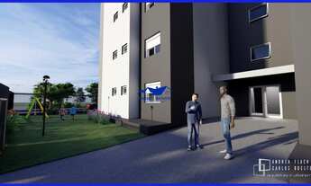 Imagem 7: Apartamento com 92,16 metros quadrados de área total sendo 79,66 m² de área privativa, com