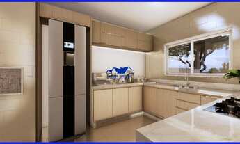 Imagem 5: Casa Moderna com 70,14 m², 3 dormitórios, 1 suíte, 2 vagas lado a lado, Churrasqueira no b