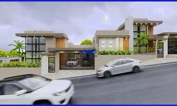 Imagem 2: Casa de alto padrão com 107,45 metros de área construída com 3 dormitório sendo 1 suíte, 2