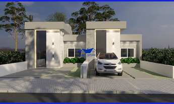 Imagem 2: Casa com 71,40 m², 2 dormitórios, 2 vagas de garagem, Churrasqueira, Lavanderia, situado n