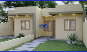 Imagem 6: Casa com 2 dormitórios, banheiro, sala e cozinha integradas no bairro Boa Vista em São Leo