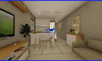 Imagem 5: Casa com 2 dormitórios, banheiro, sala e cozinha integradas no bairro Boa Vista em São Leo