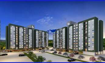 Imagem 2: Apartamento com 2 quartos, garagem, sacada com churrasqueira, piscina, no Residencial Vien