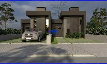 Imagem 2: Casa com 81,55 m², 3 dormitórios, 1 suíte, 2 vagas de garagem, Churrasqueira lareira, sit