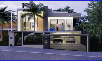 Imagem 2: Casa de alto padrão com 170,39 metros de área construída, 3 dormitórios, 1 suíte master co