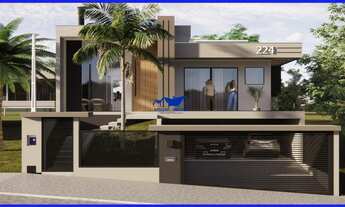 Imagem 3: Casa de alto padrão com 170,39 metros de área construída, 3 dormitórios, 1 suíte master co