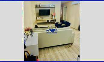 Imagem 2: Apartamento semi mobiliado com 57 metros quadrados privativos, 3 dormitórios, sacada, 1 va