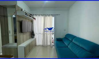 Imagem 2: Apartamento semi mobiliado com 57 metros quadrados privativos, 2 dormitórios, sacada, 1 va