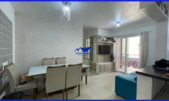 Imagem 3: Apartamento semi mobiliado com 57 metros quadrados privativos, 2 dormitórios, sacada, 1 va