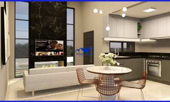 Imagem 2: Casas á venda com 2 dormitórios, sala de estar com lareira no bairro Campo Grande em Estân