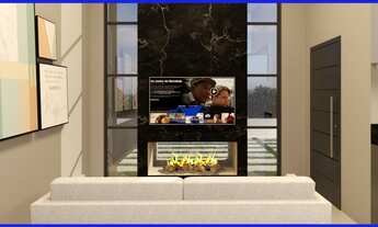 Imagem 6: Casas á venda com 2 dormitórios, sala de estar com lareira no bairro Campo Grande em Estân