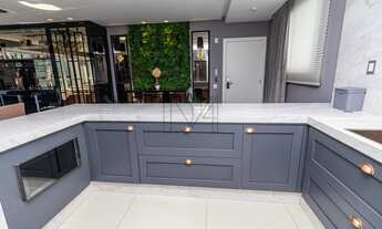 Imagem 7: Apartamento Mobiliado à venda em Balneário Camboriú, Pioneiros - Living integrado, academi