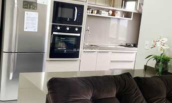 Imagem 6: Apartamento totalmente mobiliado com móveis sob medida! Conta com 2 quartos sendo 1 suíte