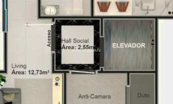 Imagem 7: Apartamento para investir bem o seu dinheiro, a 500 metros da Meia Praia. Apenas uma unida