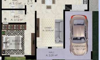 Imagem 7: Casa à Venda no loteamento Bosque da Mata, em Tijucas/SC. Conta com 3 dormitórios sendo 1