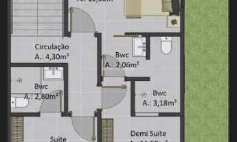 Imagem 7: Sobrado à Venda no loteamento Bosque da Mata, em Tijucas/SC. Conta com 3 dormitórios sendo