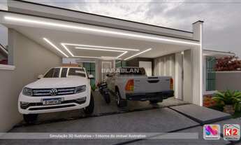 Imagem 3: Casa à Venda no loteamento Mata Atlântica, em Tijucas/SC. Conta com três dormitórios sendo