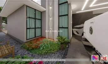 Imagem 5: Casa à Venda no loteamento Mata Atlântica, em Tijucas/SC. Conta com três dormitórios sendo