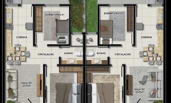 Imagem: Casas NOVAS no bairro Olaria