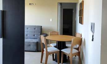 Imagem 5: Apartamento semi-mobiliado, 2 dormitórios, 1 banheiros, 1 vaga na garagem, 20M² de Área Co