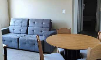 Imagem 4: Apartamento semi-mobiliado, 2 dormitórios, 1 banheiros, 1 vaga na garagem, 20M² de Área Co