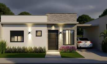 Imagem: Casa nova em construção no Loteamento