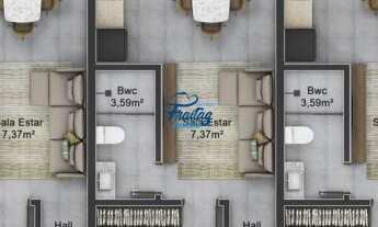 Imagem 3: Casa Geminada com 02 quartos em Guaramirim no Bairro Rio Branco