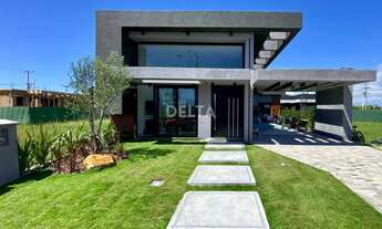 Imagem: Casa nova, plana, com 4 suítes, semimobiliada