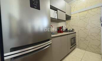 Imagem 5: Apartamento com 02 dormitórios, cozinha com churrasqueira e 01 vaga de garagem no bairro S