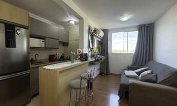 Imagem 6: Apartamento com 02 dormitórios, cozinha com churrasqueira e 01 vaga de garagem no bairro S