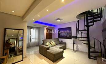 Imagem 4: Cobertura duplex semimobiliada, com 3 quartos, sendo 1 suíte, sacada, amplo terraço e 1 va