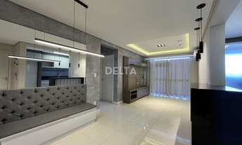 Imagem 2: Belíssimo apartamento de 02 quartos, semimobiliado, 01 banho social e 02 vagas individuais