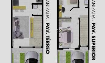 Imagem 4: SOBRADO PADRÃO, 2 dormitórios, 2 banheiro, 1 vaga na garagem, 20M² de Área Construída