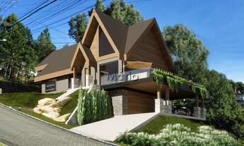 Imagem 1: Casa em Gramado no Vale das Colinas com 3 dormitórios e duas suítes, sendo uma suíte mast