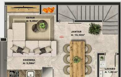 Imagem 4: Sobrados a Venda Harmony Residence unidade 01 & 02