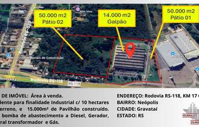 Imagem 2: Ótima Área na Rodovia RS-118