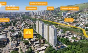 Imagem 4: Apartamento Garden com 2 dormitórios à venda, 59 m² por R$ 344.990,00 - Luz - Nova Iguaçu