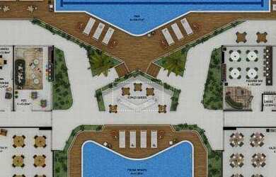 Imagem 6: Apartamento de Alto Padrão Praia Brava Itajaí SC oferece 2 suítes