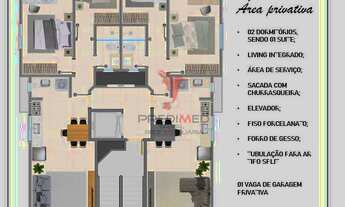 Imagem 2: Excelente apartamentoem Itapema, pronto para morar com 2 dormitórios sendo 1 suíte !